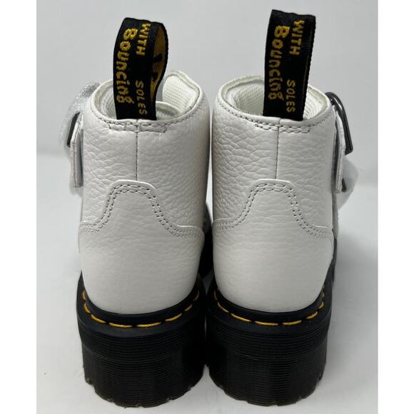 Dr. Martens Devon Heart Leather Platform Boots SIZE 5/US - Picture 6 of 10